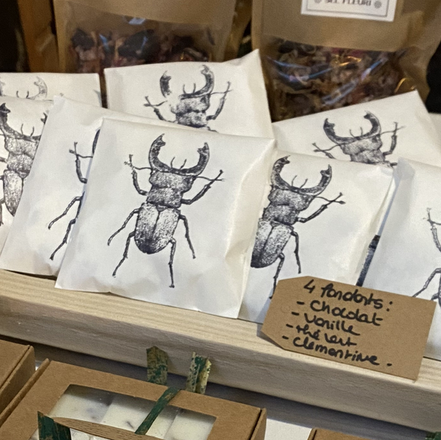 Sachet de 4 fondants fleuris