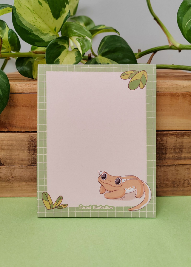 Bloc-Notes - Gecko à crête