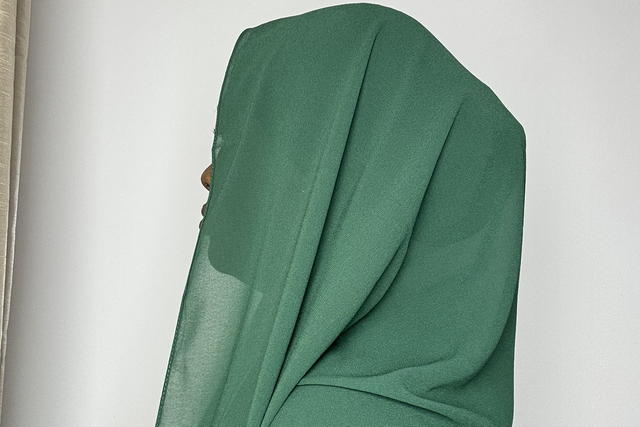 Emerald green (Chiffon Hijab)