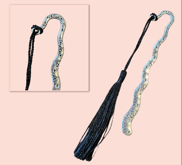 Black Tassel Bookmark
