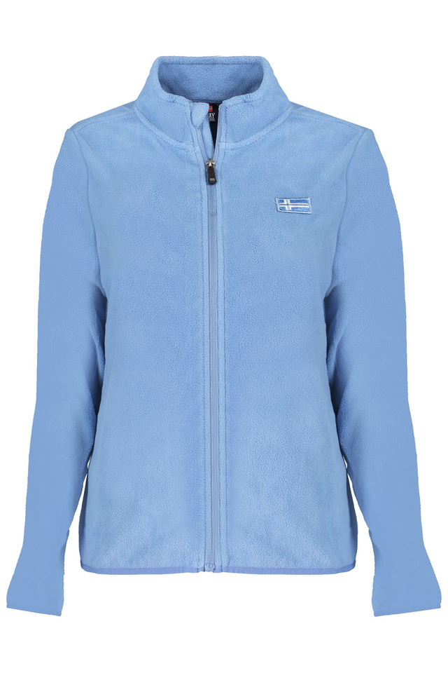 10119NORWAY 1963 FELPA CON ZIP DONNA BLU