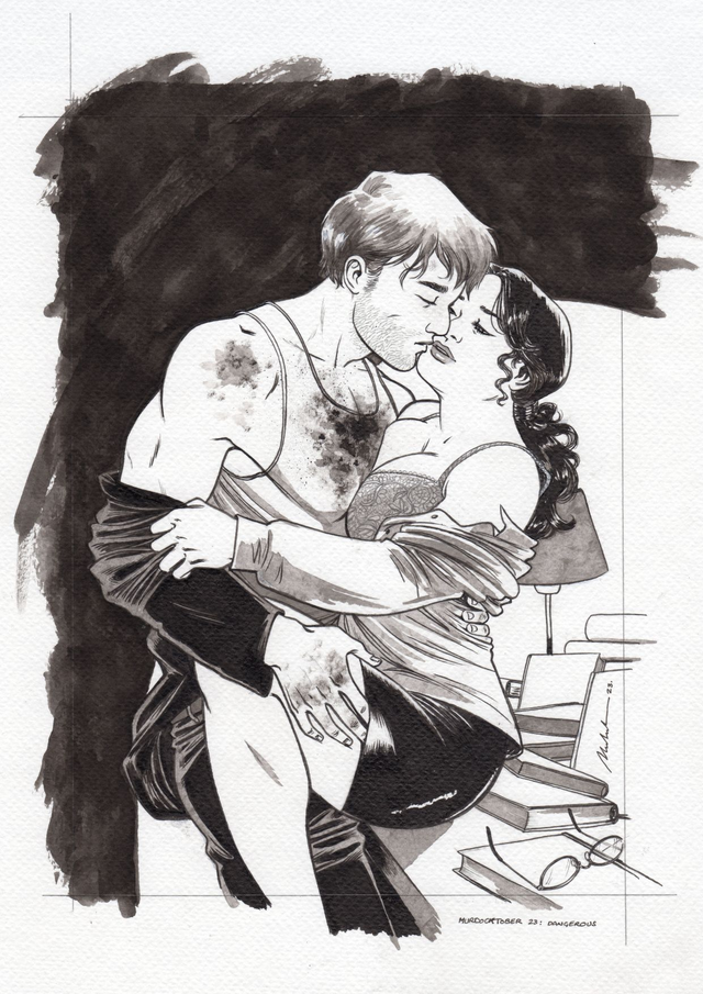 2023 - Murdocktober 23 - Dangerous - ORIGINAL, A4 (8.3x11.7)