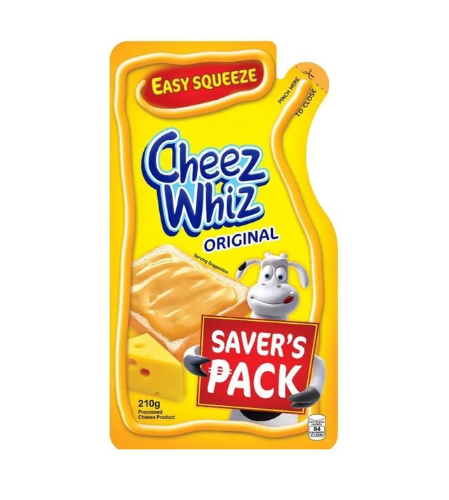 Cheez Whiz Regular Pouch 200g