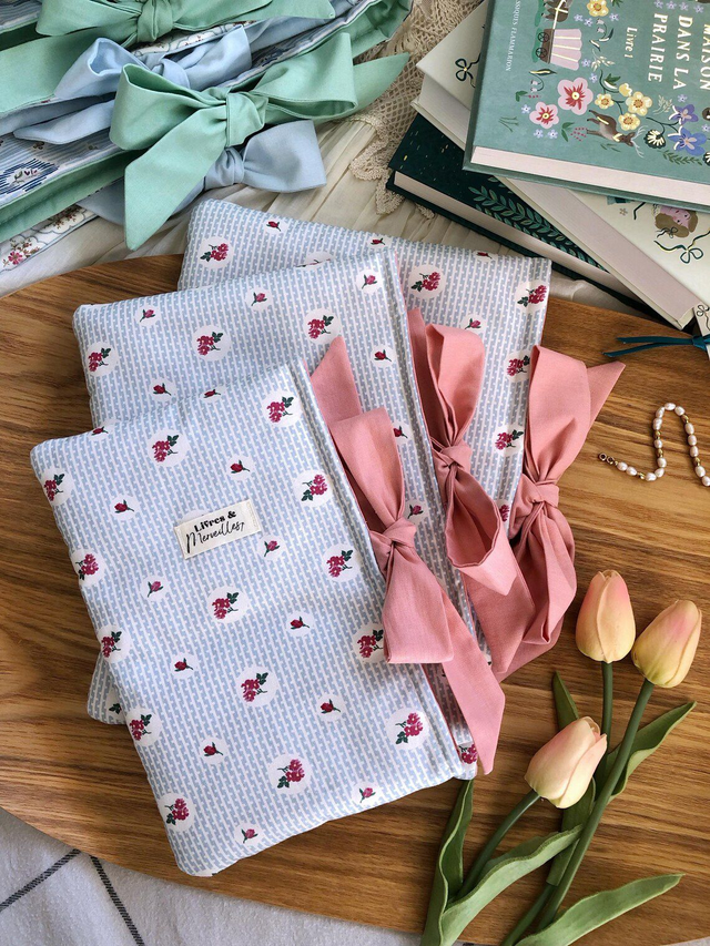 Pochette à livres en coton fleuri - Daphne Bridgerton