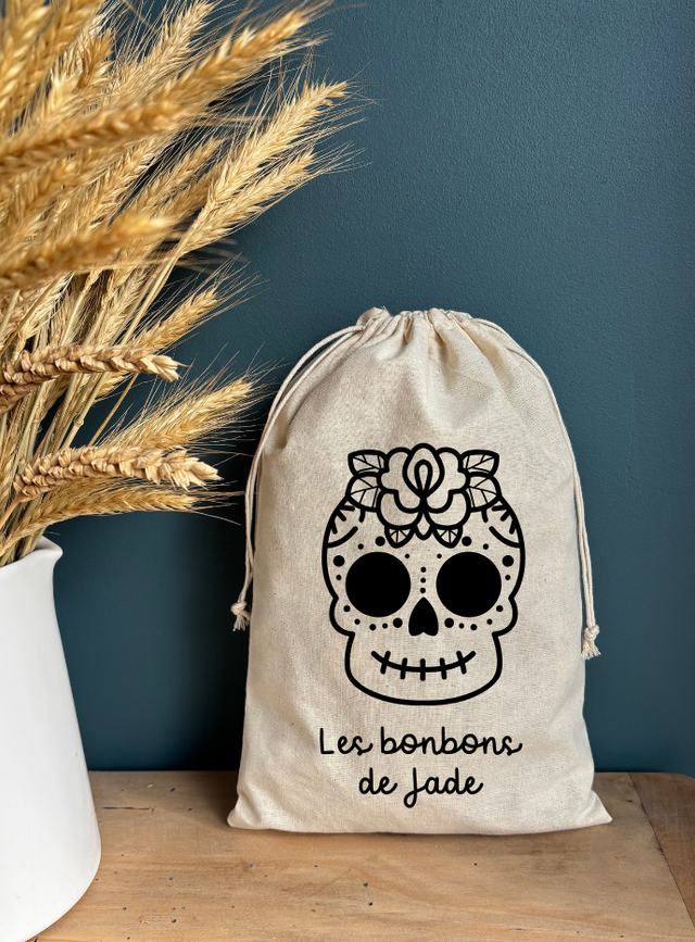 Pochon Halloween "Jade" - Personnalisable