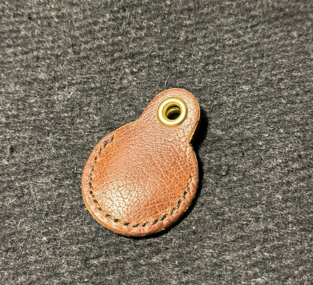 Leather Air tag holder 
