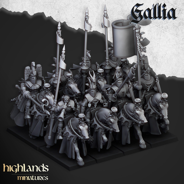 Mounted Royal Knights of Gallia