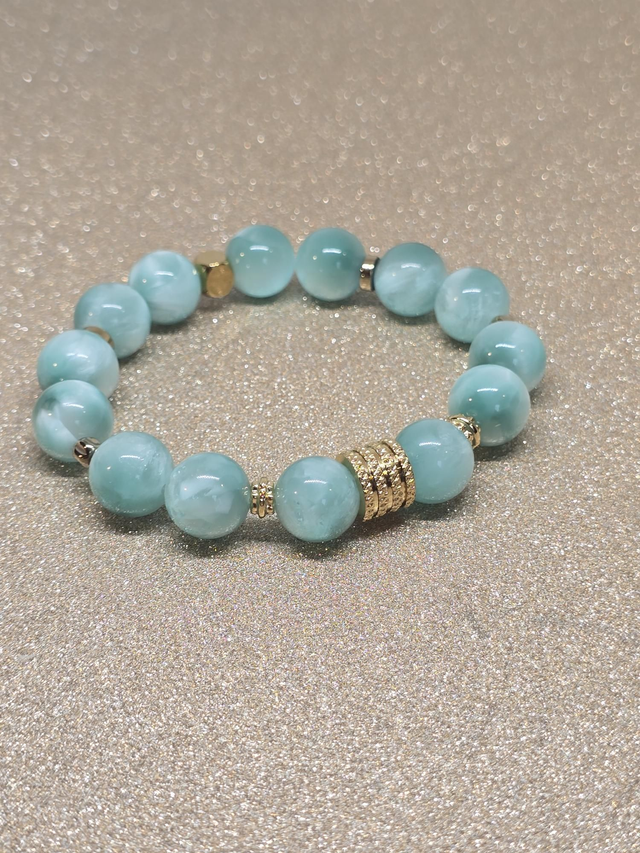 Bracelet Garniérite XL en 1,2 cm