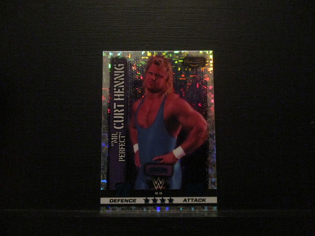 "Mr Perfect" Curt Hennig - Icon Slam Attax 10th Edition Original Trading Card #39