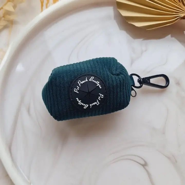 Pet Pooch Boutique - Forest Green Poop Bag Holder 