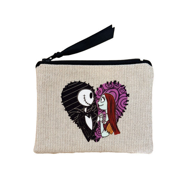 Porte Monnaie Beige inspiration Jack et Sally
