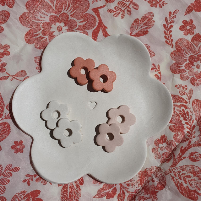 Fleurs pour boucles d'oreilles interchangeable