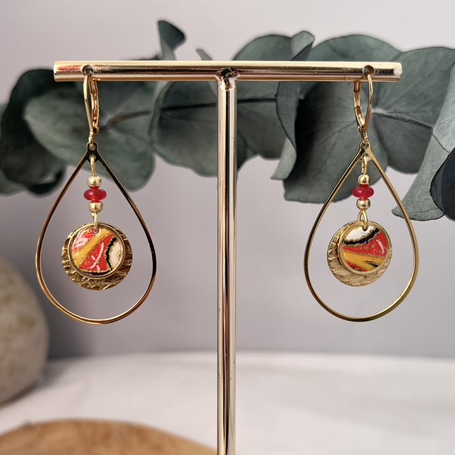 Boucles d’oreilles acier inoxydable 