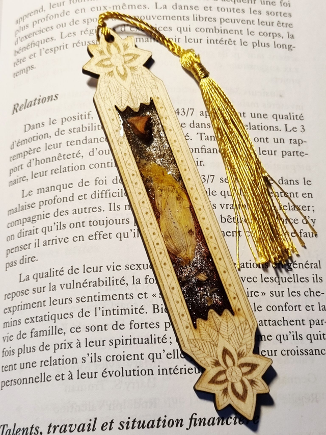 Marque-Grimoire #16 Tournesol, marjolaine et badiane