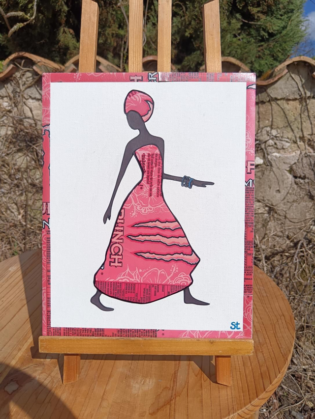 Tableau femme Africaine 