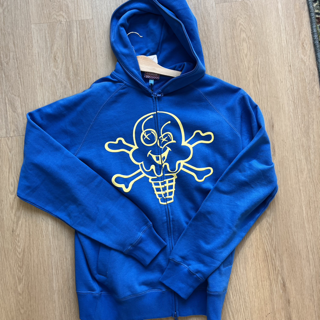 Icecream Zip Hoodie Blue Size M - NEW