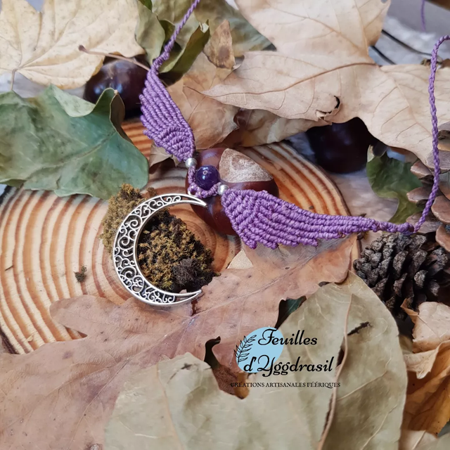 Collier "Ange Lunaire"