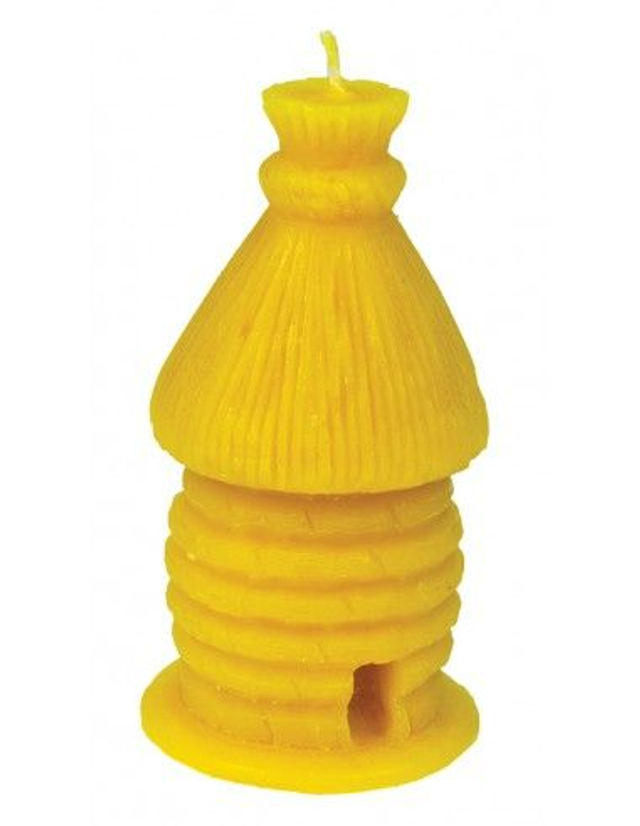 Bougie-Ruche en paille