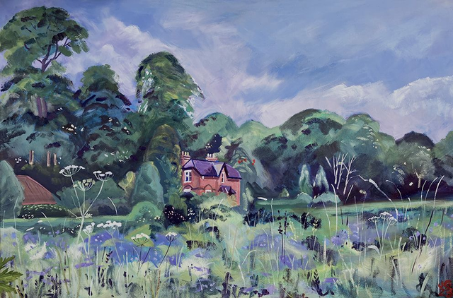 Milldale Cottage, Warter. Original oil painting 3x2 feet.