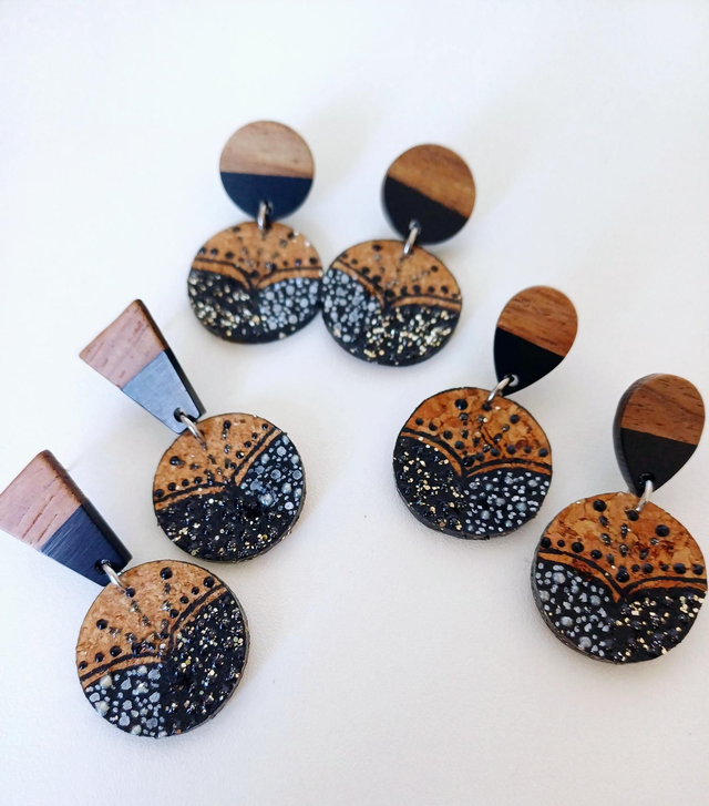 &quot;Les Gatsby&quot; - Boucles d&#039;oreilles liège 