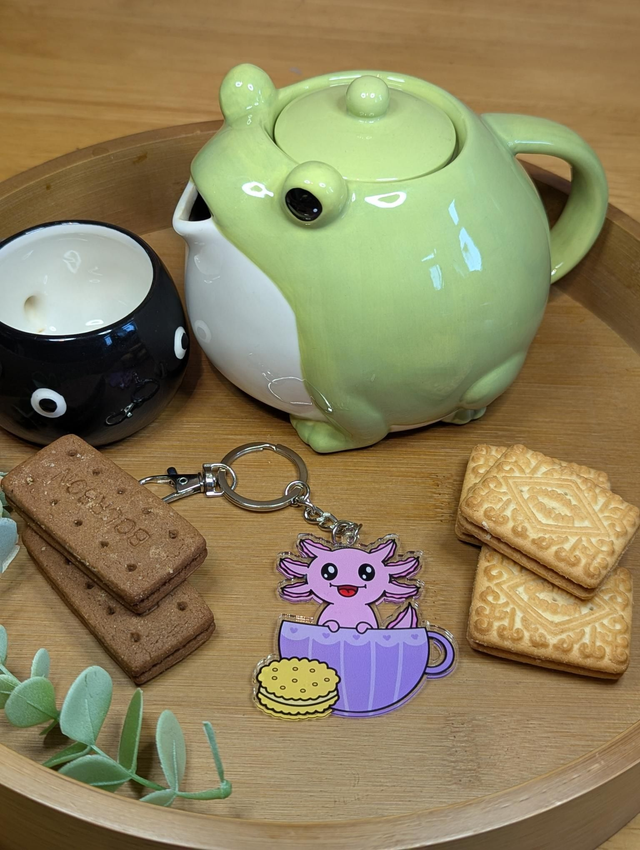 Time for Tea keyrings