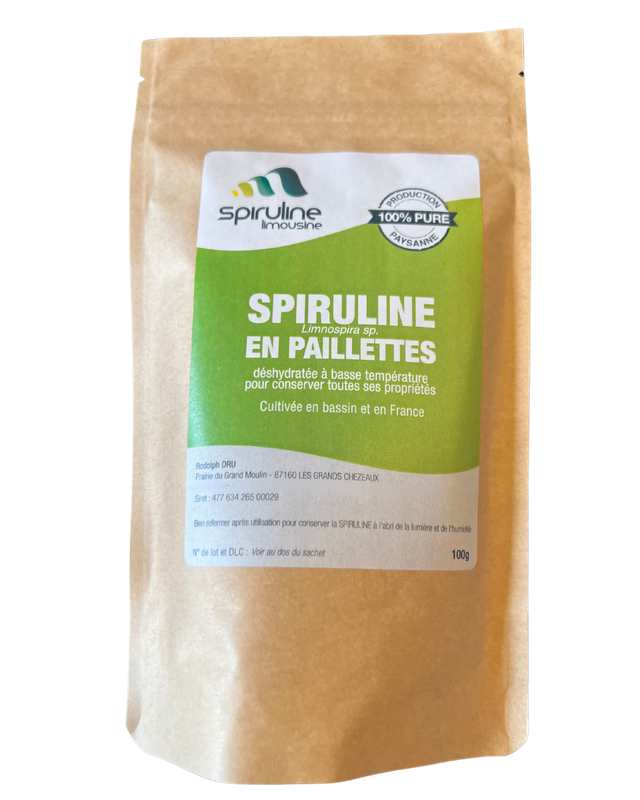 Spiruline en paillettes 