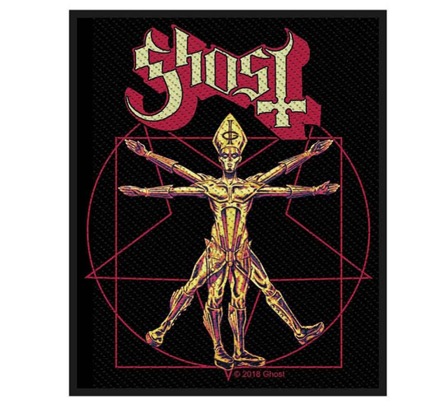 Ghost Standard Patch: The Vitruvian Ghost