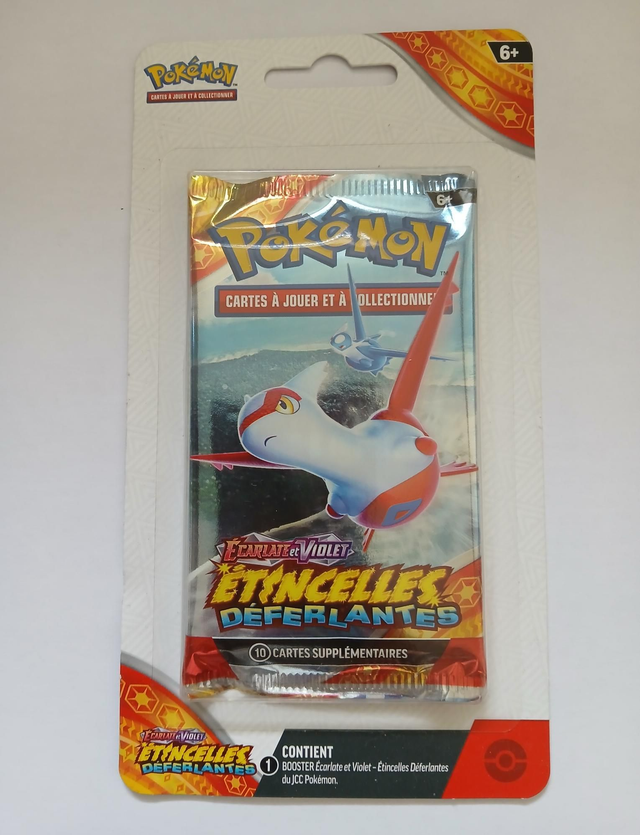 Blister cartonné pokemon Étincelles Deferlantes Latias