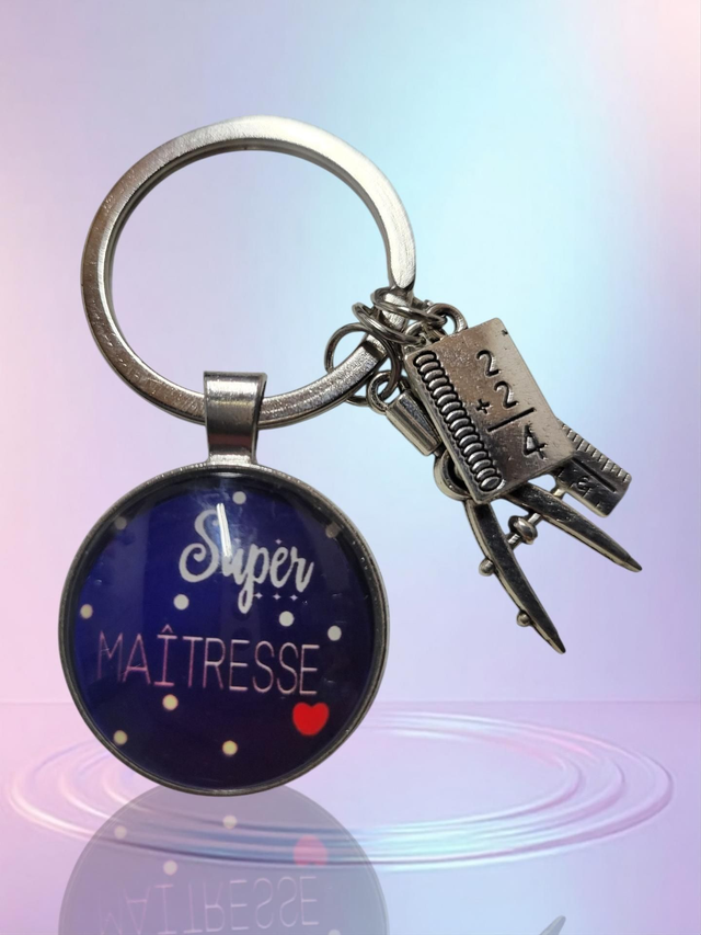Porte cles super maîtresse 