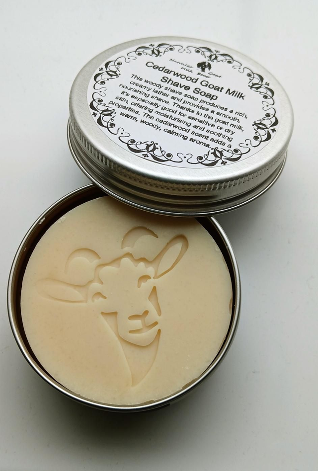 Cedarwood Shave Soap Tin