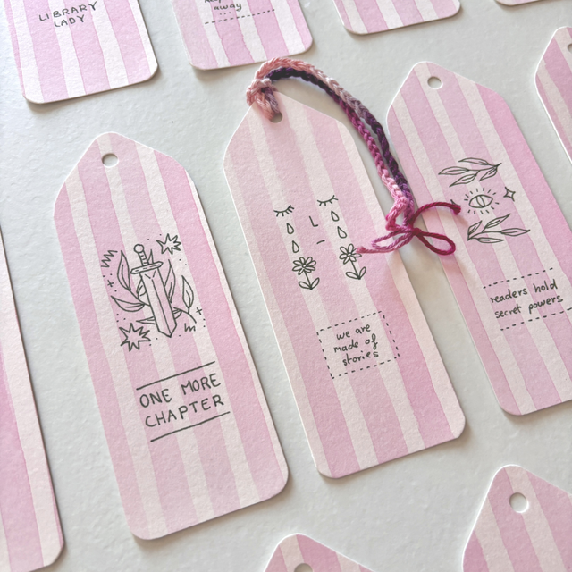 Le jardin des Marques-Pages ~ Rose Pâle