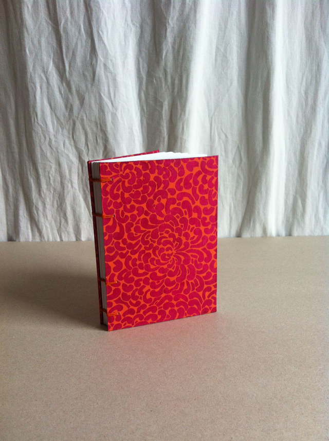 Carnet de note - Rouge à motifs