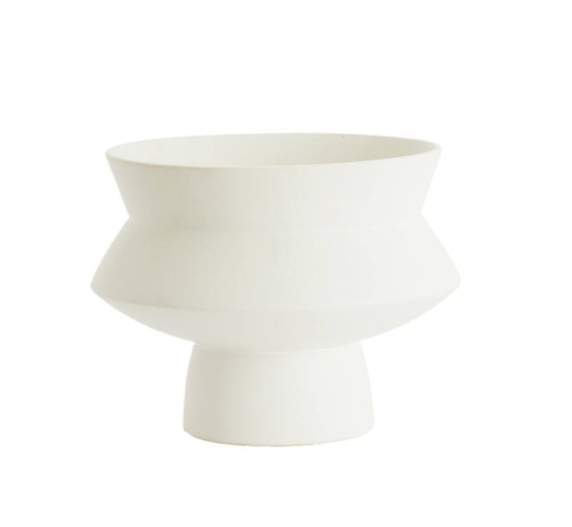 VICENTO - matt white vase 