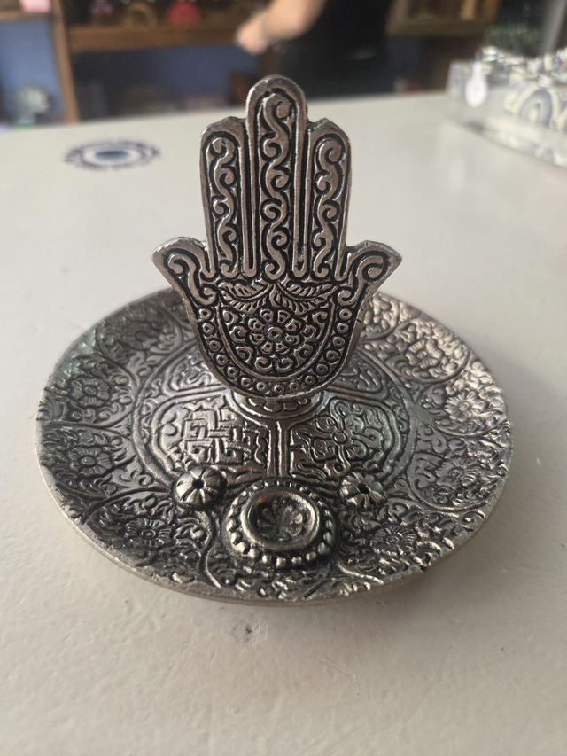 Portainc. metal mano Fátima 