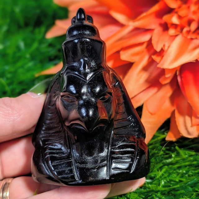 Obsidian Egyptian Carving 