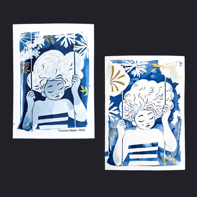 CYANOTYPES minis // dorés ✨