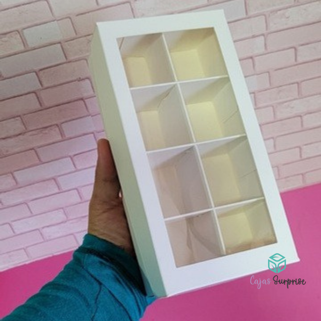 Caja Rectangular 8 divisiones