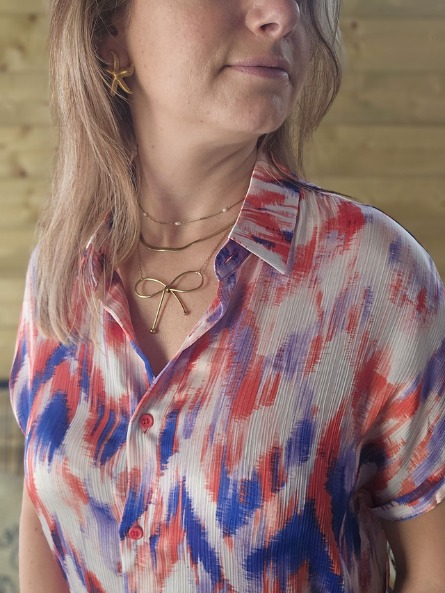 Chemisier manches courtes