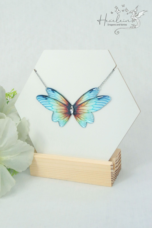 Sunset small fairy necklace