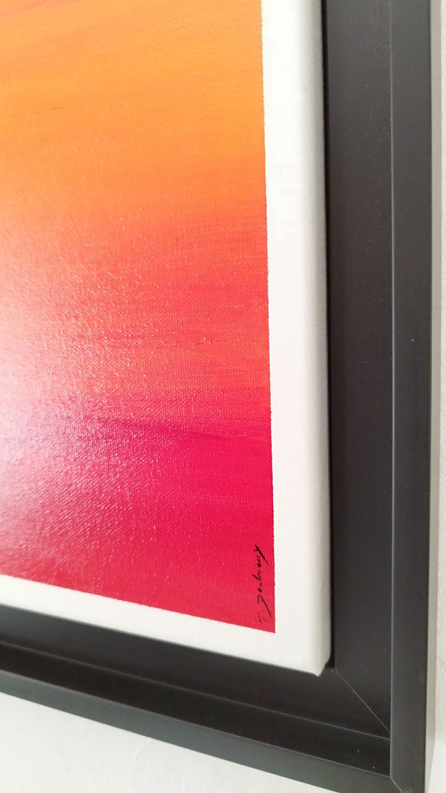 Tableau moderne toile unique œuvre d'art originale bateaux voiliers