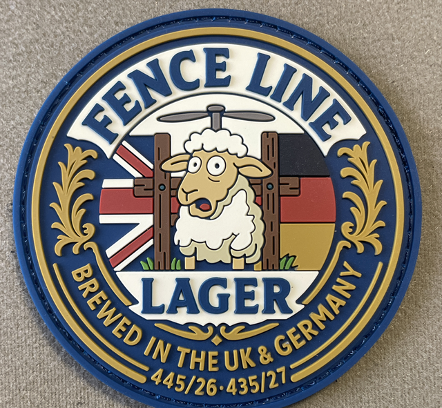 Fence Line Lager Rotary patch 