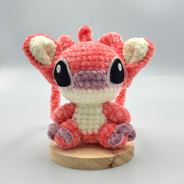  Extraterrestre Rose Doux en Laine Chenille