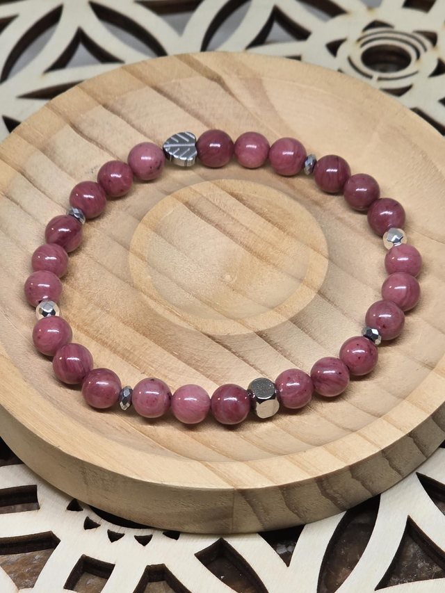 Bracelet Rhodonite 0,6 cm 