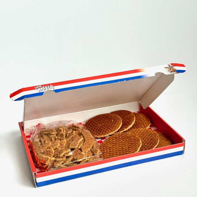 Stroopwafelbrievenbuspakket Snippers en Stroopwafels