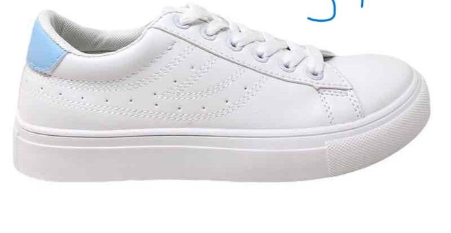 BASKETS BLANCHE &amp; BLEUE 