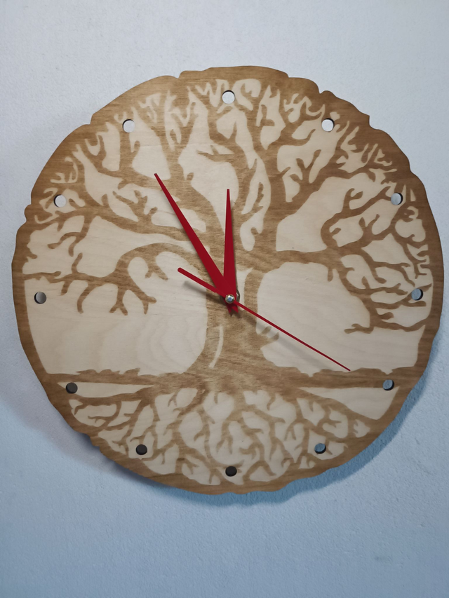 Horloge arbre de vie