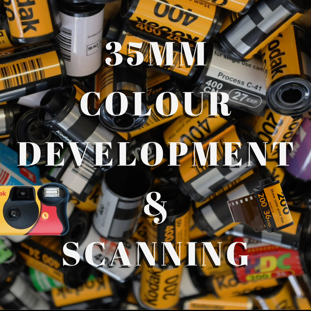 Colour (C41) 35mm film DEV &amp; SCAN