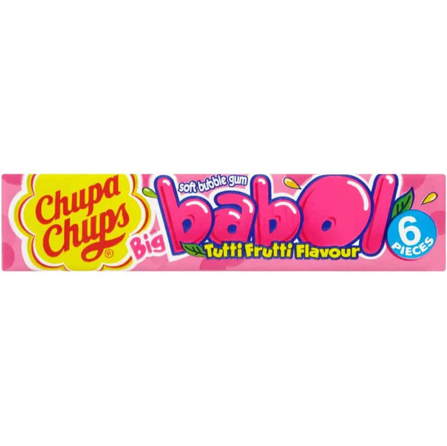 Chupa Chups Big Babol Bubble Gum Tutti Frutti (28g)