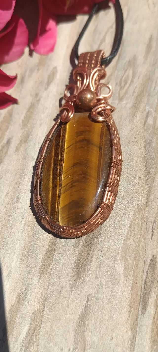 Pendentif oeil de tigre