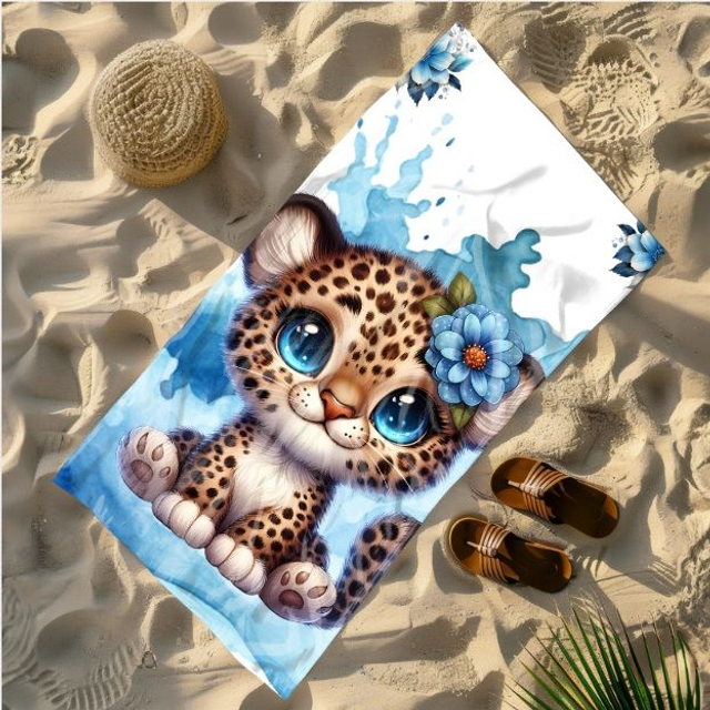 Serviette leopard